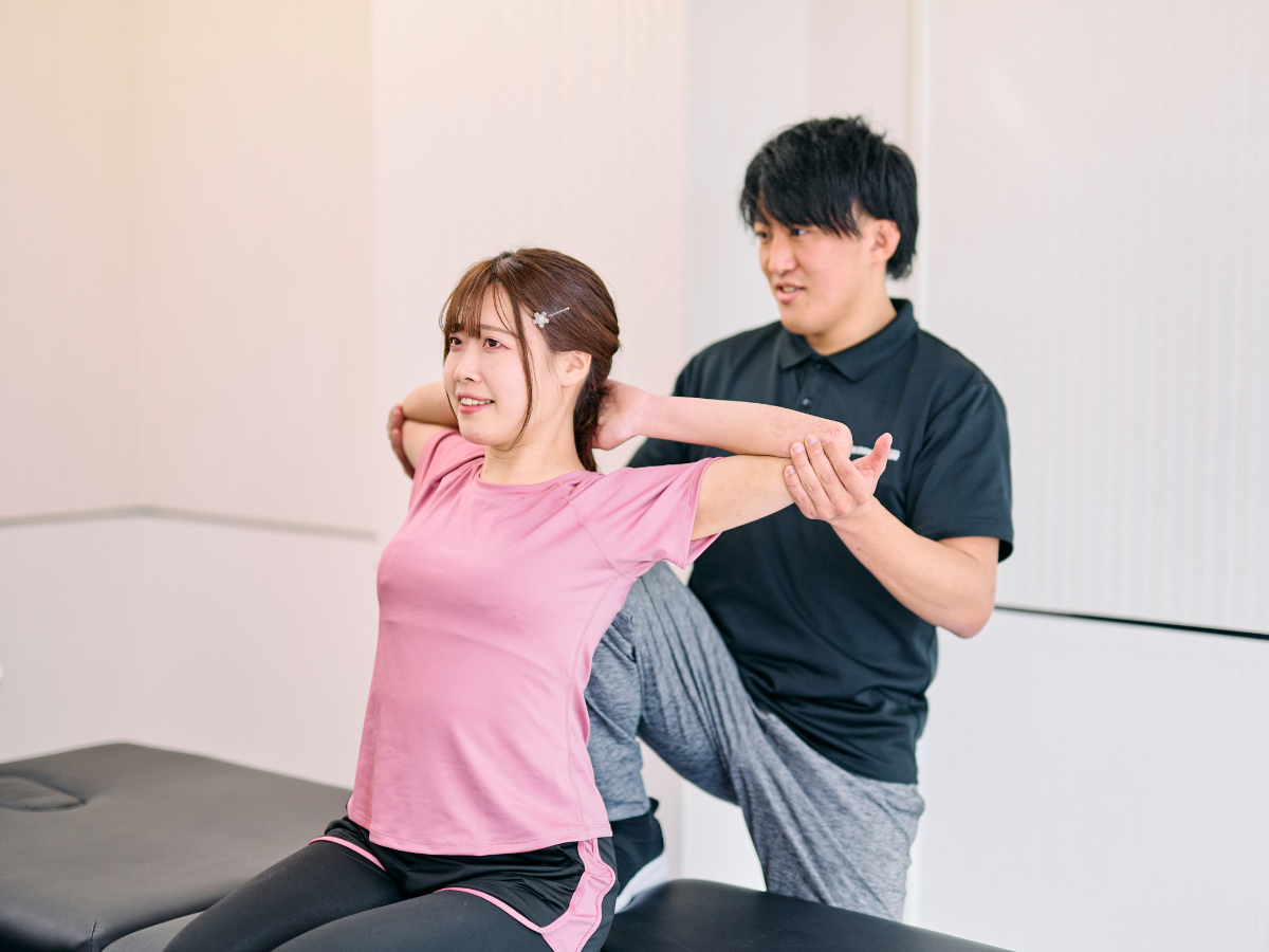 パーソナルストレッチの様子